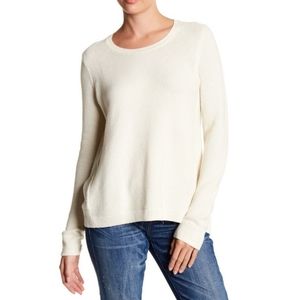 Madewell Riverside Cream Textured Sweater XS